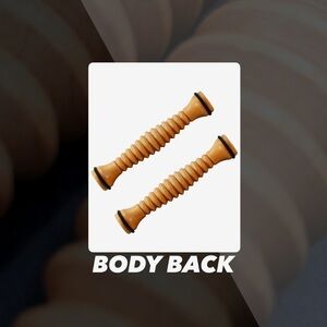 EUC Body Back Wooden Foot Roller Two Pack